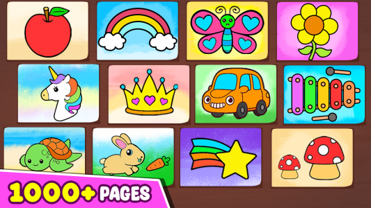اسکرین شات 1 برنامه Toddler Coloring Book