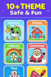 اسکرین شات 6 برنامه Toddler Coloring Book