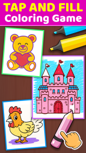 اسکرین شات 4 برنامه Toddler Coloring Book