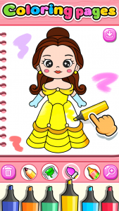 اسکرین شات 4 برنامه Toddler Coloring Book