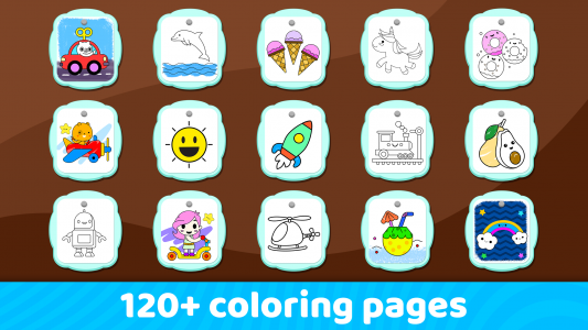 اسکرین شات برنامه Toddler Coloring Book For Kids 4