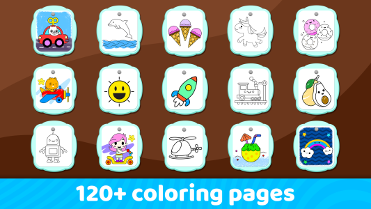 اسکرین شات 4 برنامه Toddler Coloring Book For Kids