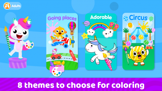 اسکرین شات برنامه Toddler Coloring Book For Kids 5