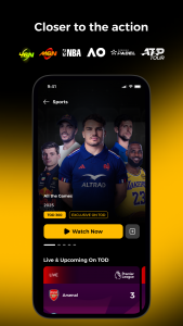 اسکرین شات 5 برنامه TOD - Watch Football & Movies