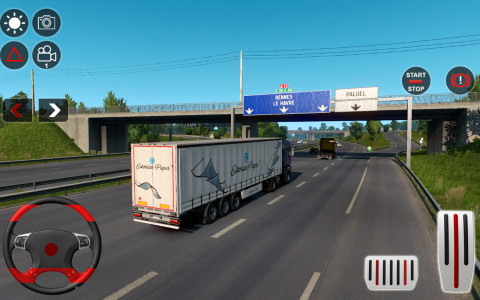 اسکرین شات بازی Euro Truck Driving Games Sim 3