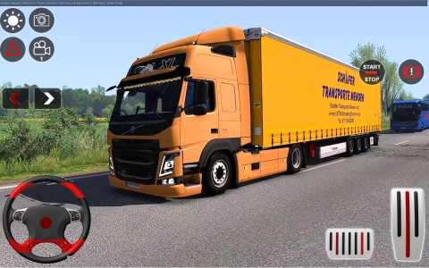 اسکرین شات بازی Euro Truck Driving Games Sim 1