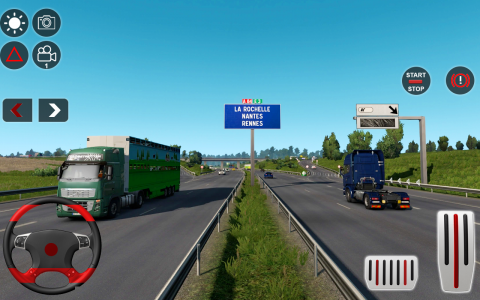 اسکرین شات بازی Euro Truck Driving Games Sim 2