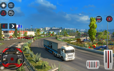 اسکرین شات بازی Euro Truck Driving Games Sim 5