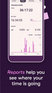 اسکرین شات 4 برنامه Toggl Track - Time Tracking
