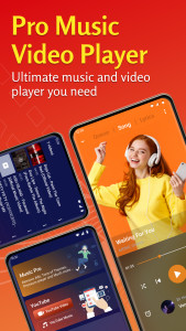 اسکرین شات 1 برنامه Music Player - Video Player