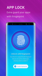 اسکرین شات 1 برنامه Applock - Fingerprint Password
