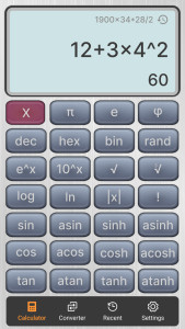 اسکرین شات 2 برنامه Calculator - Unit Converter