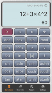 اسکرین شات برنامه Calculator - Unit Converter 2