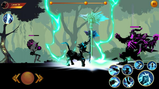 اسکرین شات بازی Shadow fighter 2: Ninja games 3