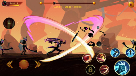 اسکرین شات بازی Shadow fighter 2: Ninja games 4