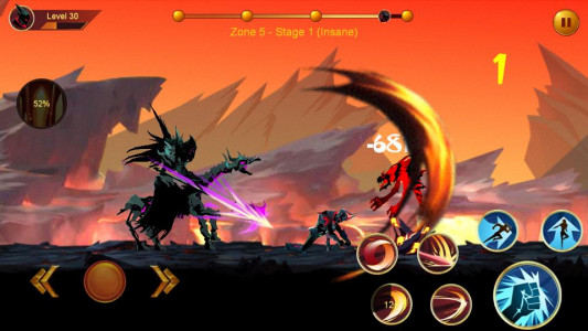 اسکرین شات بازی Shadow fighter 2: Ninja games 1