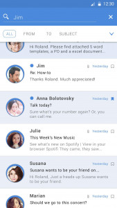 اسکرین شات 1 برنامه Email - Mail Mailbox