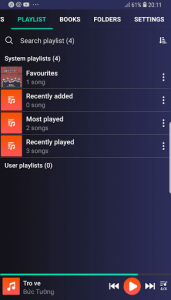 اسکرین شات برنامه Music Player 8
