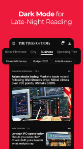 اسکرین شات 5 برنامه TOI English News, Daily ePaper