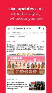 اسکرین شات 3 برنامه TOI English News, Daily ePaper