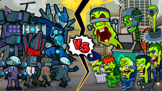 اسکرین شات بازی Merge War: Monster vs Cyberman 1