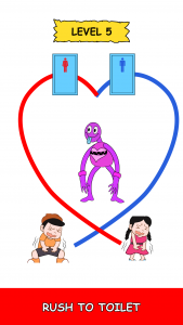 اسکرین شات 2 بازی Toilet Rush: Draw to Toilet