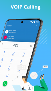 اسکرین شات برنامه Line2 - Second Phone Number 2