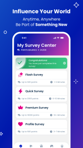 اسکرین شات 1 برنامه Toluna Influencers