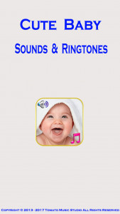 اسکرین شات برنامه Cute Baby Sounds & Ringtones 1