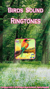 اسکرین شات برنامه Birds Sound Ringtones 1