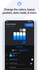 اسکرین شات برنامه Volume Styles - Custom control 5
