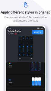 اسکرین شات برنامه Volume Styles - Custom control 7