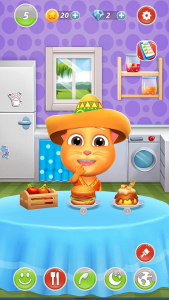 اسکرین شات برنامه Virtual Pet Tommy - Cat Game 8