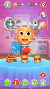 اسکرین شات برنامه Virtual Pet Tommy - Cat Game 6
