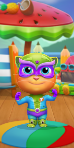 اسکرین شات 5 برنامه Virtual Pet Tommy - Cat Game