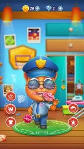 اسکرین شات 8 برنامه Virtual Pet Tommy - Cat Game