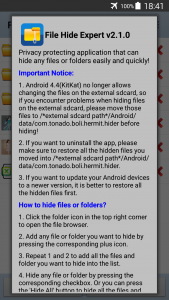 اسکرین شات برنامه File Hide Expert-Hide Pictures 7