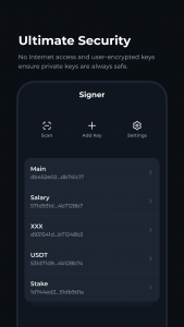 اسکرین شات 2 برنامه Signer for Tonkeeper
