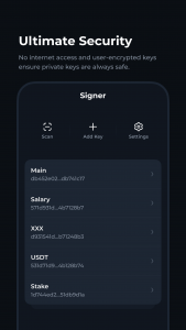 اسکرین شات برنامه Signer for Tonkeeper 2