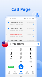 اسکرین شات 4 برنامه Call Now - Privacy number