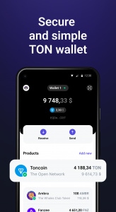 اسکرین شات برنامه Tonhub — TON wallet 2