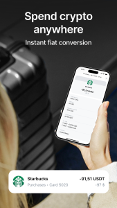 اسکرین شات 3 برنامه Tonhub: Crypto Wallet & Card