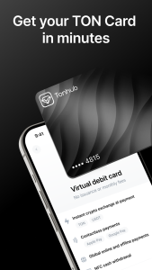 اسکرین شات 1 برنامه Tonhub: Crypto Wallet & Card