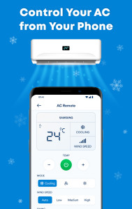 اسکرین شات 1 برنامه AC Remote Control Pro