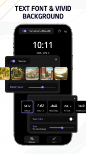 اسکرین شات 4 برنامه Smart AOD Clock & Standby Mode