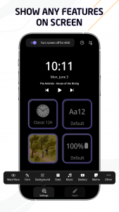اسکرین شات 3 برنامه Smart AOD Clock & Standby Mode