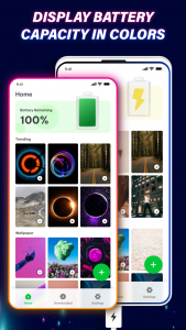 اسکرین شات 3 برنامه Battery Charging Animation 4D