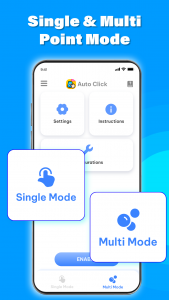 اسکرین شات 2 برنامه Auto Clicker - Auto Tap