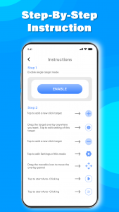 اسکرین شات 3 برنامه Auto Clicker - Auto Tap