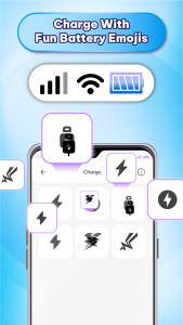 اسکرین شات 3 برنامه Emoji Battery Widget